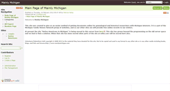 Desktop Screenshot of mainlymichigan.com